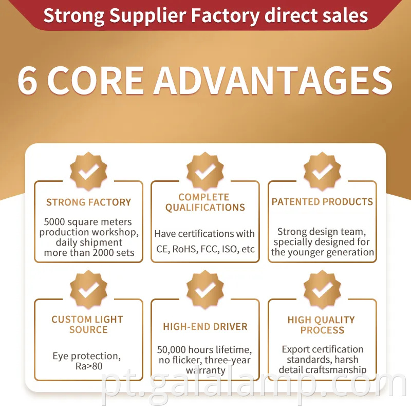 Iluminação de parede minimalista moderna para decoração de casa chique